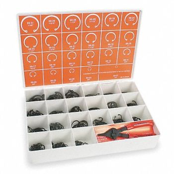 ITW BEE LEITZKE Int Retain Ring Asst 395 Pc 23 Szs, 5A204