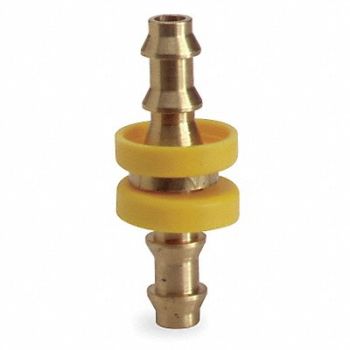 SPEEDAIRE Barbed Hose Mender Brass 3/8 ID Male, 5A250