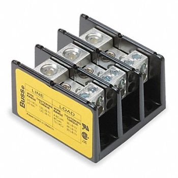 BUSSMANN Mintr Distr Block Al/Cu 600V AC/DC, 5A672