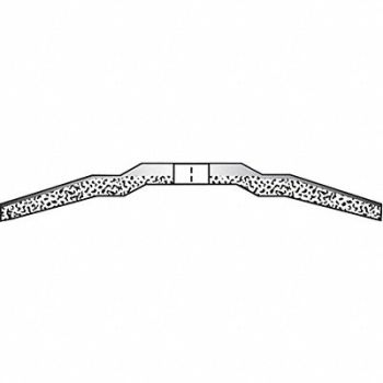 NORTON Depressed Center Whl T28 9x1/4x5/8-11 AO, 5A878