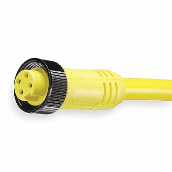 BRAD HARRISON Cordset 4 Pin Receptacle Female, 5AA45