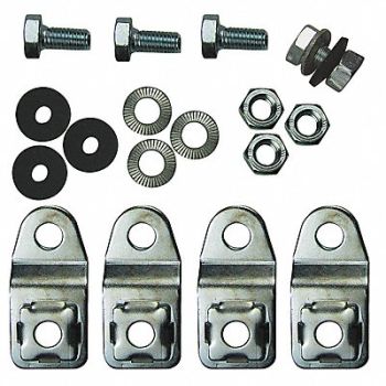 RITTAL Wallmount Kit KL/JB Carbon Steel, 5AAJ1