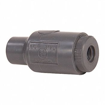 HAYWARD True Union Check Valve PVC 3/8 FNPT, 5AAP2