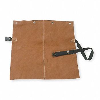 CONDOR Detachable Welding Bib Leather 19x20 In, 5AC71