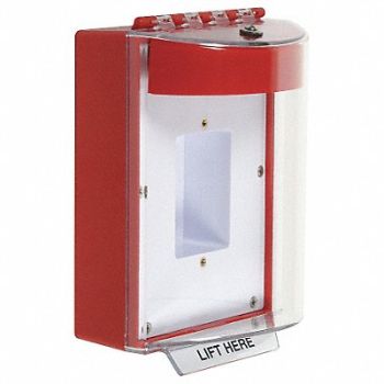 SAFETY TECHNOLOGY INTERNATIONAL Pull Station Guard Surface 4inD, 5AFY0