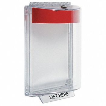 SAFETY TECHNOLOGY INTERNATIONAL Pull Station Cover w/Horn Flush 2-21/32D, 5AFY1