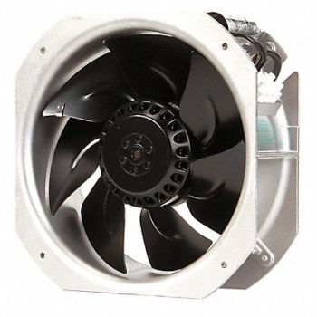 EBM-PAPST Axial Fan Square 225 mm H 606 CFM, 5AGC8