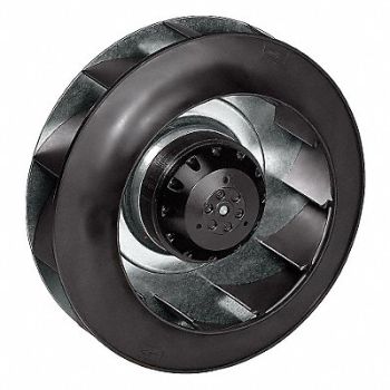 EBM-PAPST Motorized Impeller 10In Dia Steel 230 V, 5AGH0