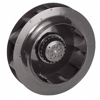 EBM-PAPST Motorized Impeller 11In Dia Steel 230 V, 5AGH2