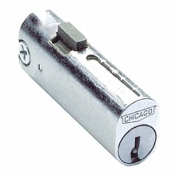 COMPX CHICAGO File Cabinet Locks Silver, 5AHE9
