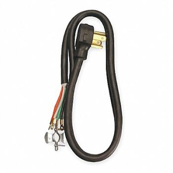 SOUTHWIRE Dryer Cord 30A 6 ft Black, 5AJ55