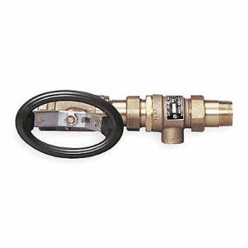 WATTS Check Valve w/ Port Brass 3/4 MNPTxFNPT, 5AJ89