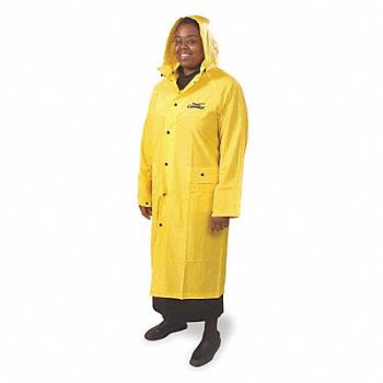 CONDOR D2282 Rain Coat Unrated Yellow 2XL, 6AT78