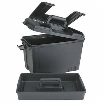 FLAMBEAU Plastic Tool Box 17 1/2 in, 5AZC7