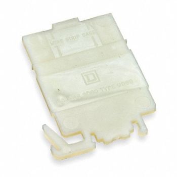 SQUARE D TermBlkEndBarr 9080G Nylon DIN Rail, 5B376