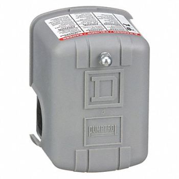 SQUARE D Pressure Switch DPST 20/40 psi Diaphragm, 5B415