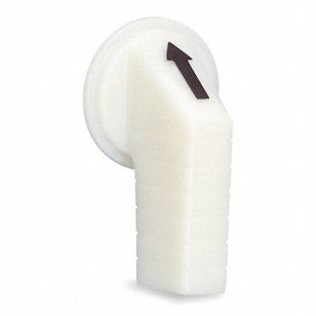 SCHNEIDER ELECTRIC Switch Knob Extended Lever White 30mm, 5B442