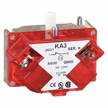 SCHNEIDER ELECTRIC Contact Block 1NC 30mm, 5B535