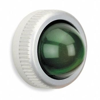 SCHNEIDER ELECTRIC Pilot Light Lens 25mm Green Glass, 5B562