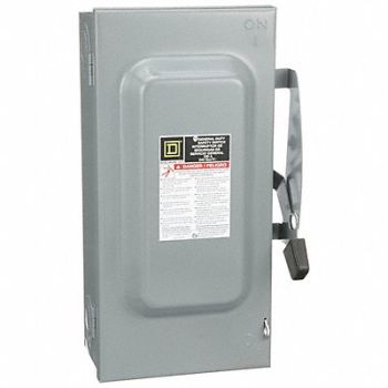 SQUARE D Safety Switch 240VAC 2PST 100 Amps AC, 5B662