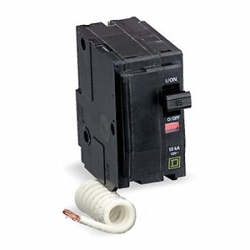 SQUARE D Circuit Breaker 15A Plug In 120V 2P, 5B739