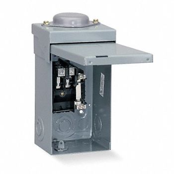 SQUARE D Load Center 60A Lug 3 Phase 3 Spaces, 1D412