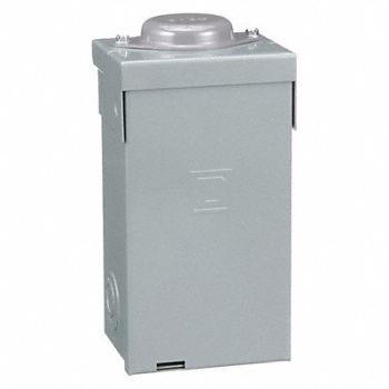 SQUARE D Load Center 40A Lug 1 Phase 2 Spaces, 5B756