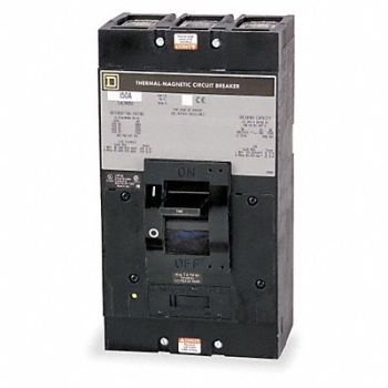 SQUARE D Circuit Breaker 350A 3P 600VAC LHL, 5B924