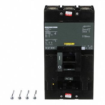 SQUARE D Circuit Breaker 350A 3P 600VAC LAL, 5B917