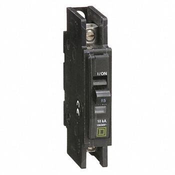 SQUARE D Circuit Breaker 15A 120/240V 1P, 5B968