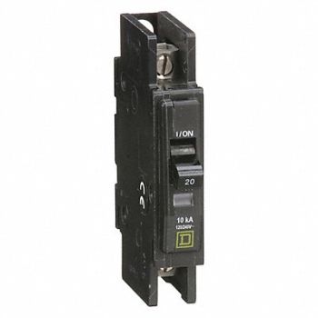 SQUARE D Circuit Breaker 20A 120/240V 1P, 5B970