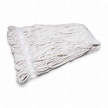 ABILITY ONE Wet Mop White Cotton, 5BB69