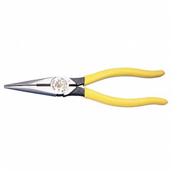 KLEIN TOOLS Needle Nose Plier 8-7/16 L Smooth, 5C564