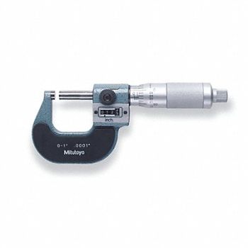 MITUTOYO Digital Micrometer 1-2 Friction, 5C691