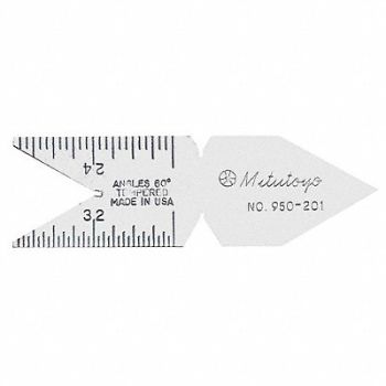 MITUTOYO Center Gauge Grad In 14 20 24 32, 5C730