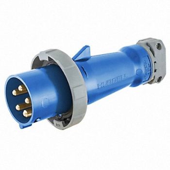 HUBBELL IEC Pin and Sleeve Plug 4P 5W 30A 208V, 5C781
