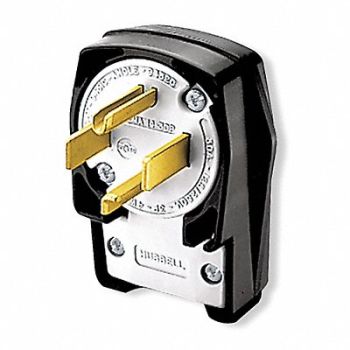 HUBBELL Angle Plug 14-30P 30A 125/250V, 5C790