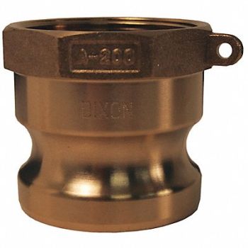 DIXON VALVE COUPLING Cam and Groove Adapter 4 Forged Brass, 5CGF9
