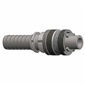 DIXON VALVE COUPLING Quick Connect Plug 1/2 Body 3/4 Barb, 5CGK8