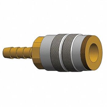 DIXON VALVE COUPLING Quick Connect Socket 1/4 Body 1/4 Barb, 5CGT7