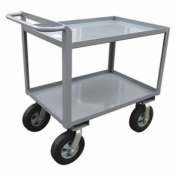 GRAINGER APPROVED Utility Cart 1 500 lb Steel, 5CGZ9