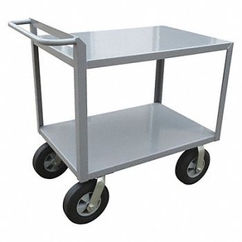 GRAINGER APPROVED Utility Cart 1 500 lb Steel, 5CHA3