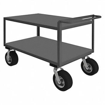 GRAINGER APPROVED Utility Cart 1 500 lb Steel, 5CHA5