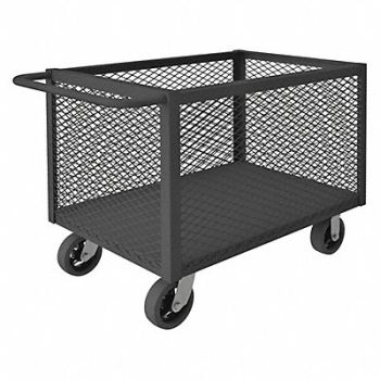 GRAINGER APPROVED 4 Sided Box Cart 2000 lb., 5CHH1