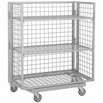 GRAINGER APPROVED Nesting Wire Cart 25 in W 58 in L, 5CHU8
