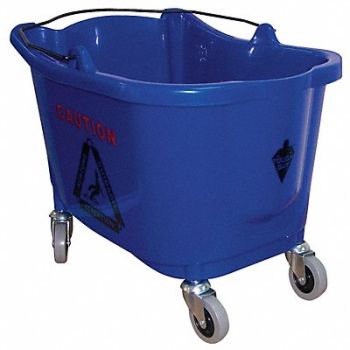 TOUGH GUY D8083 Mop Bucket Blue 8 3/4 gal, 5CJJ1