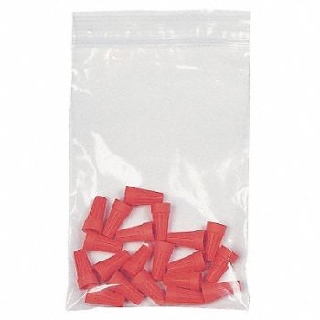 GRAINGER APPROVED Reclosable Poly Bag Zip Seal PK1000, 5CNH0