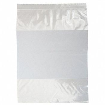 GRAINGER APPROVED Reclosable Poly Bag Standard PK1000, 5CNW1