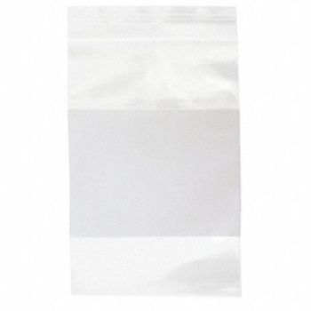 GRAINGER APPROVED Reclosable Poly Bag Standard PK1000, 5CNX0