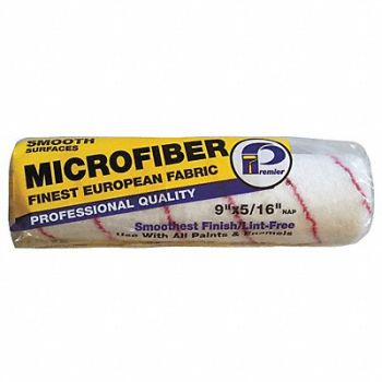 PREMIER Roller Cover 9 L 5/16 Nap Microfiber, 5CVP0